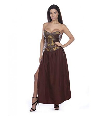 Brown Lady Gladiator ADULT HIRE